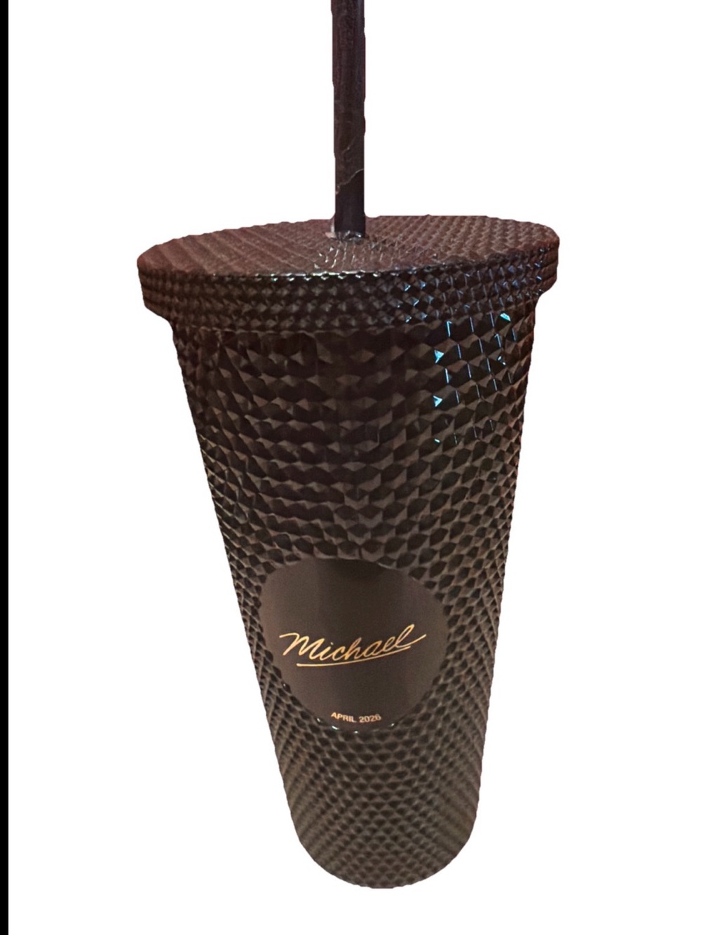Michael Jackson BLACK‎ Cup Tumbler 24 oz With Straw Movie Collectible